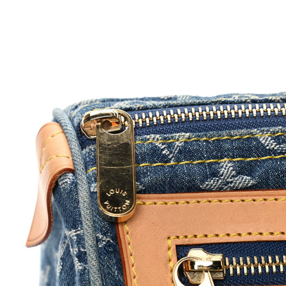 Louis Vuitton Monogram Denim Neo Speedy Blue 11 of 14