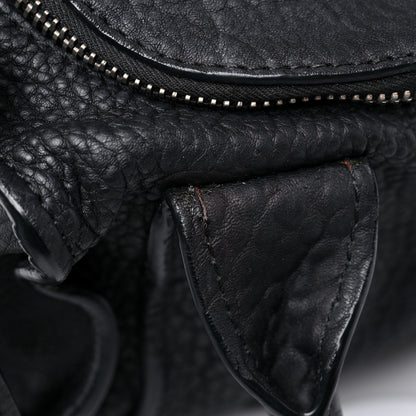 Alexander Wang Pebbled Lambskin Inside Out Rockie Black Clear Resin Hardware 13 of 13