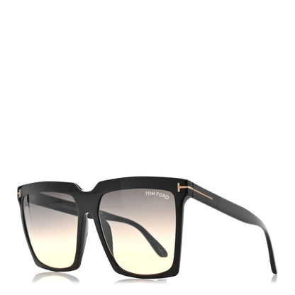 Tom Ford Acetate Sabrina Square Sunglasses TF764 Black 2 of 14