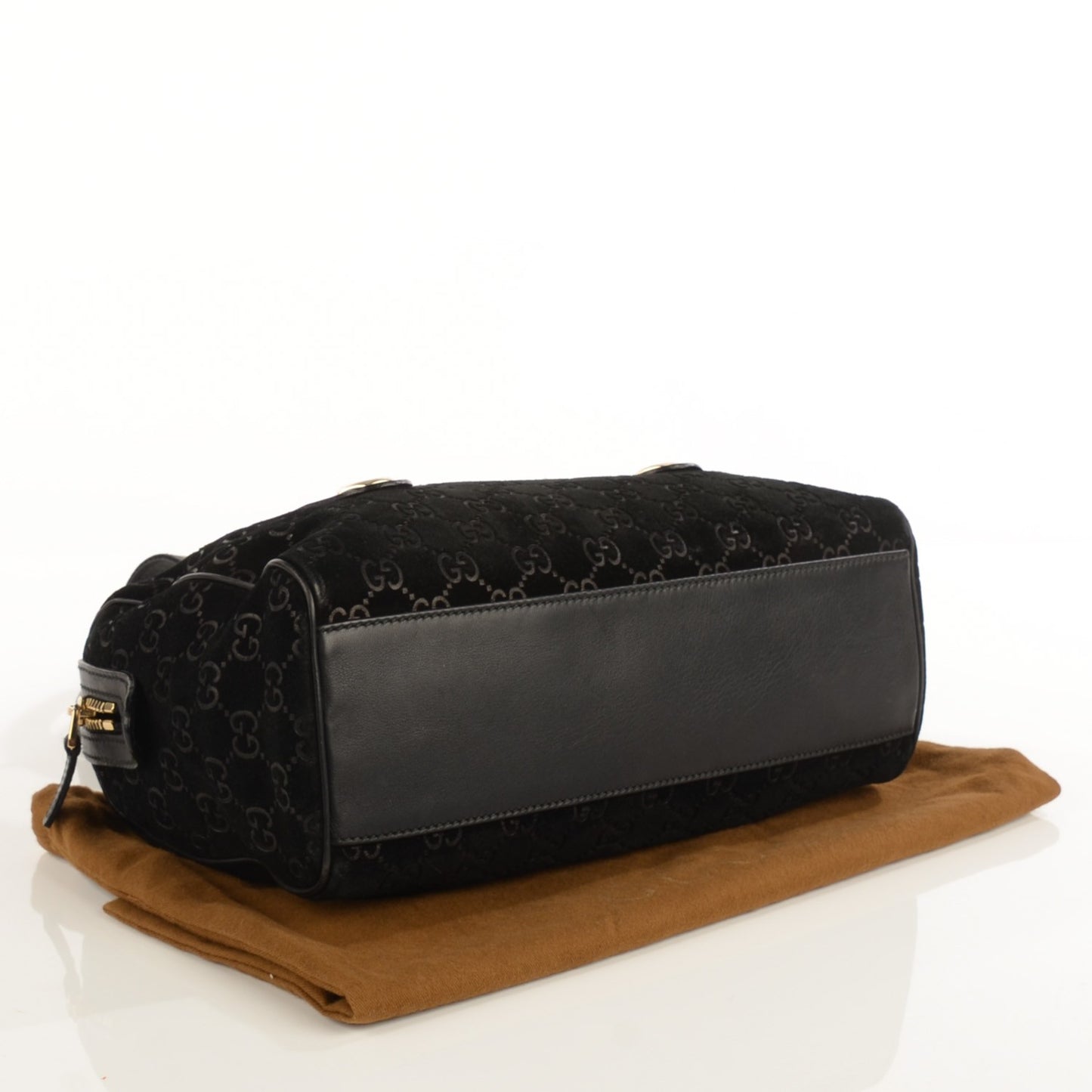 Guccissima Suede Charmy Boston Black