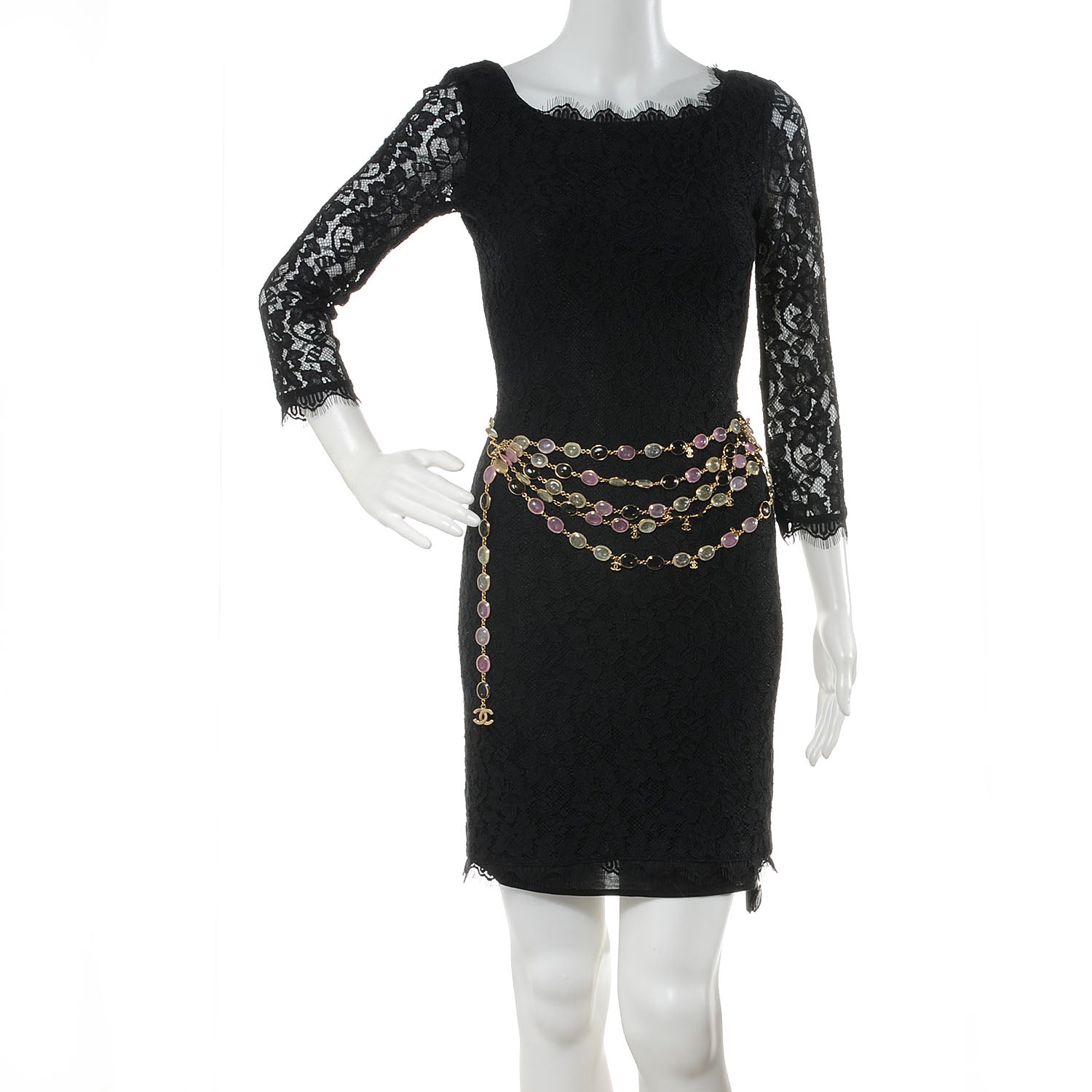Chanel Poured Glass Chain CC Belt Multicolor 2 of 4