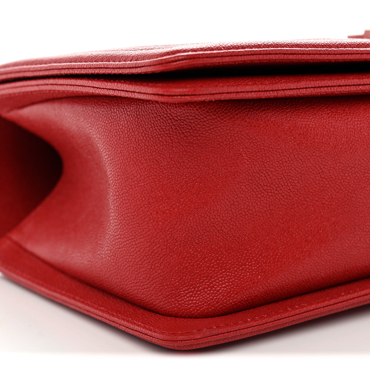 Chanel Caviar Quilted Medium Boy Flap Red 9 of 11