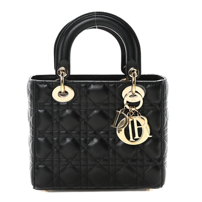 Christian Dior Lambskin Cannage Small My ABCDior Lady Dior Black 1 of 9