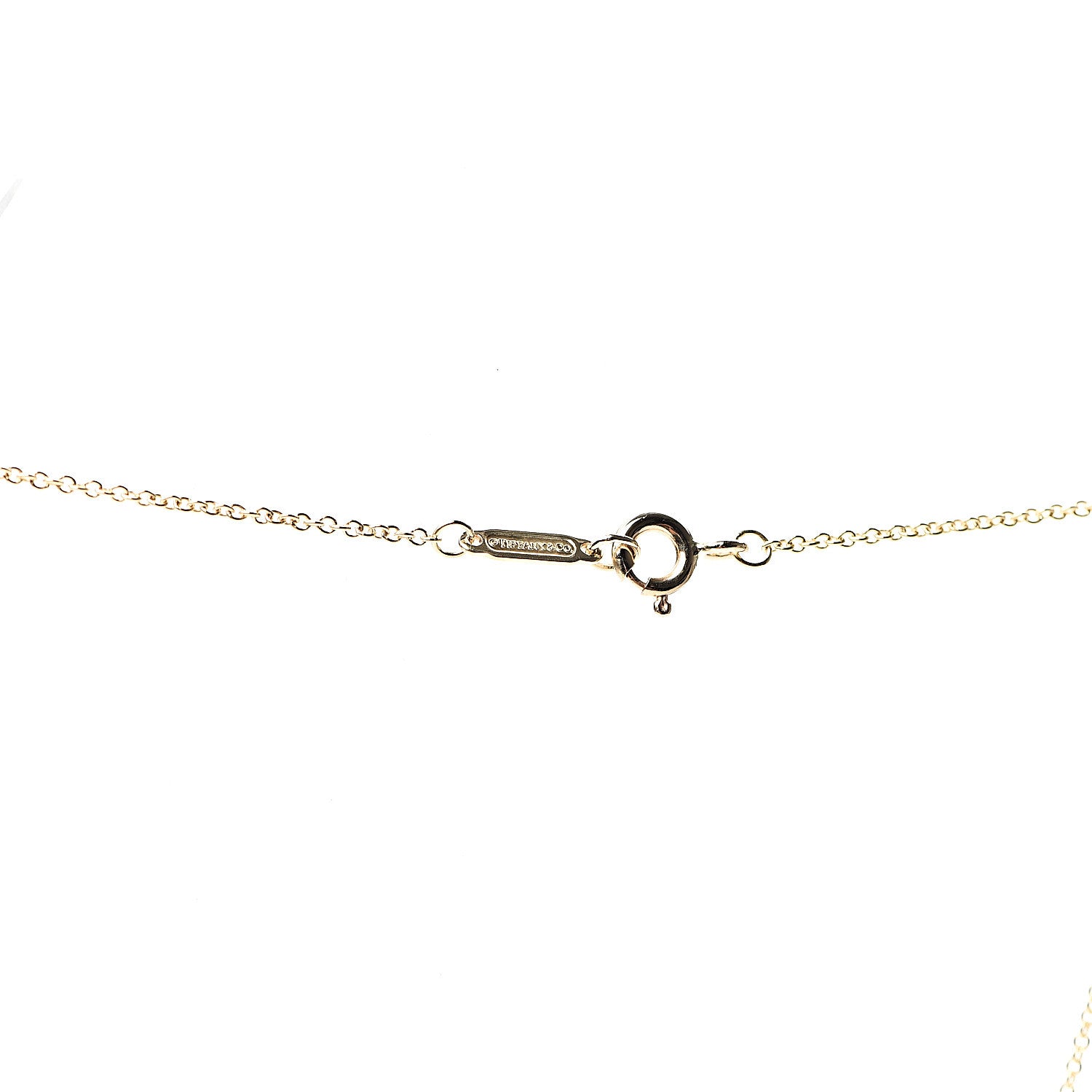 Tiffany 18K Yellow Gold Diamond Atlas Pierced Pendant Necklace 3 of 5