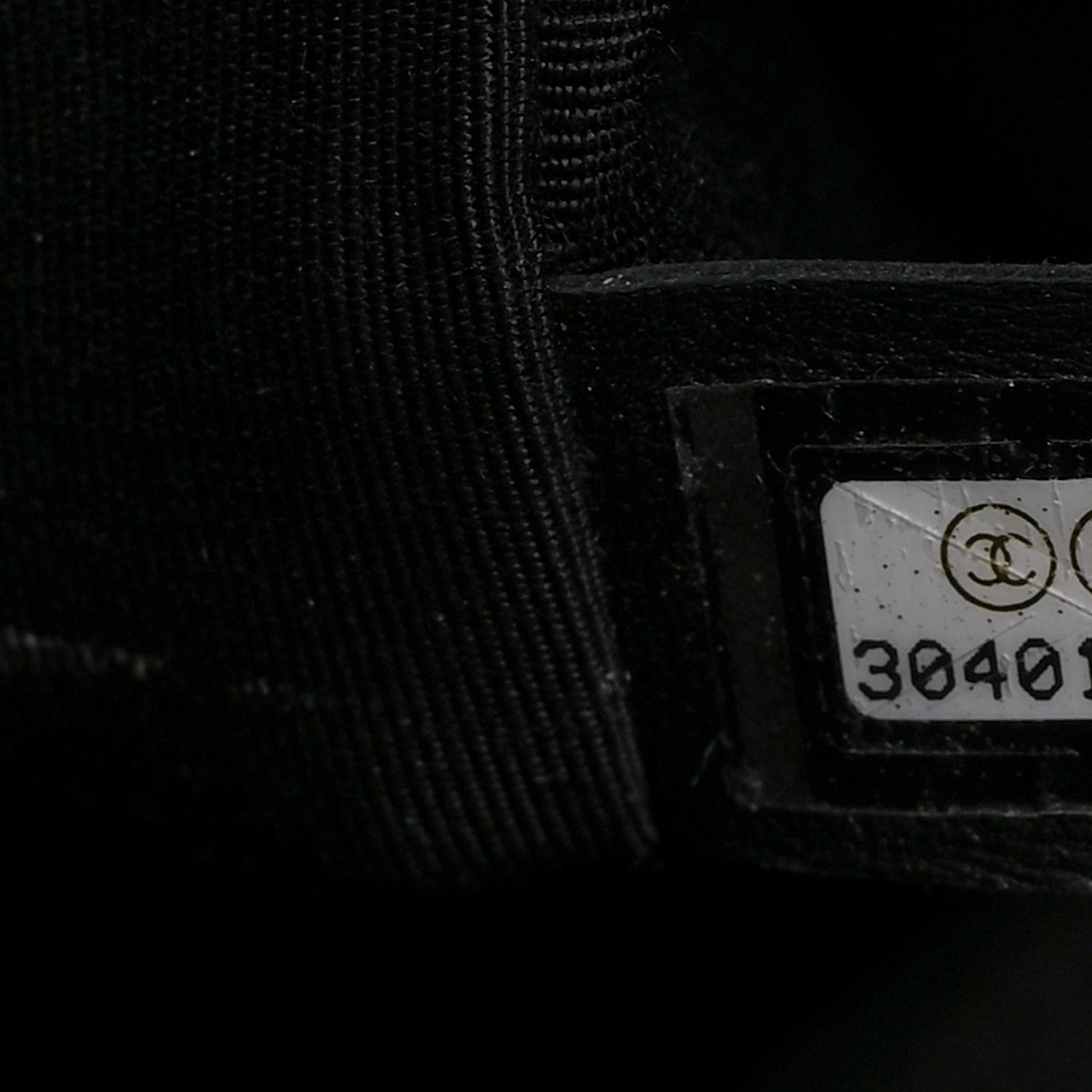 Chanel Shearling Tweed Shopper Tote Black 7 of 9