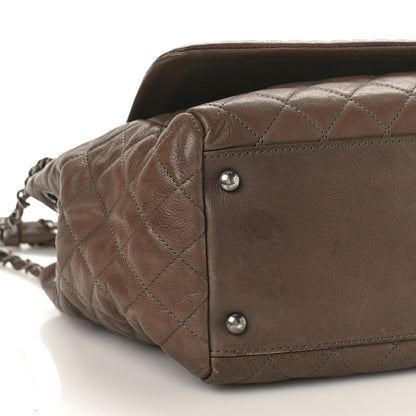 Chanel Calfskin Quilted Istanbul Accordion Flap Brown 9 of 12