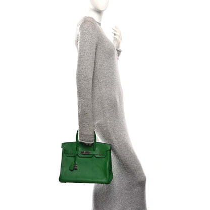 Hermes Epsom Birkin 30 Vert Bengale 2 of 10