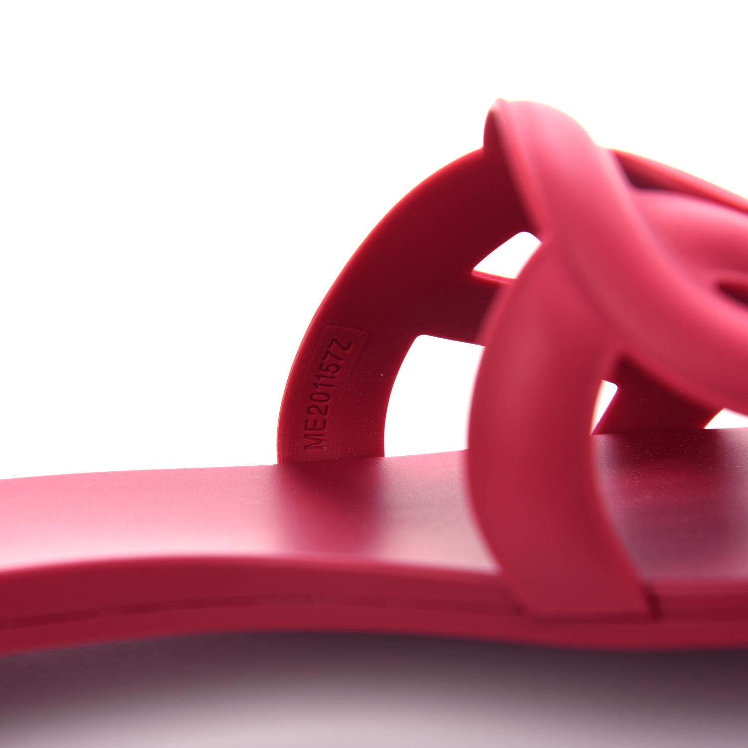 Hermes Rubber Aloha Sandals 38 Rose Baie 10 of 11