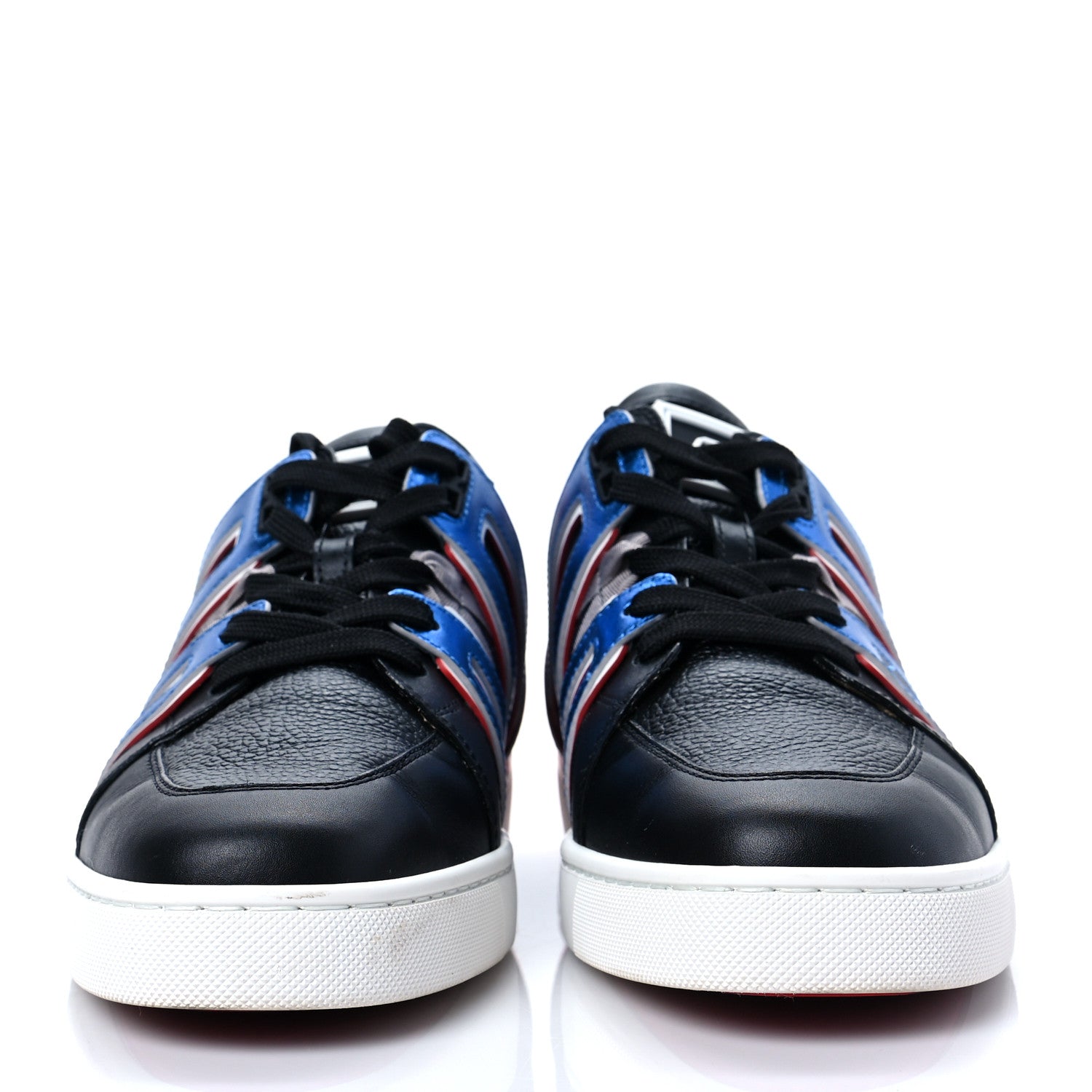 Christian Louboutin Grained Calfskin Mens Vida Viva Sneakers 41 Multicolor 2 of 10