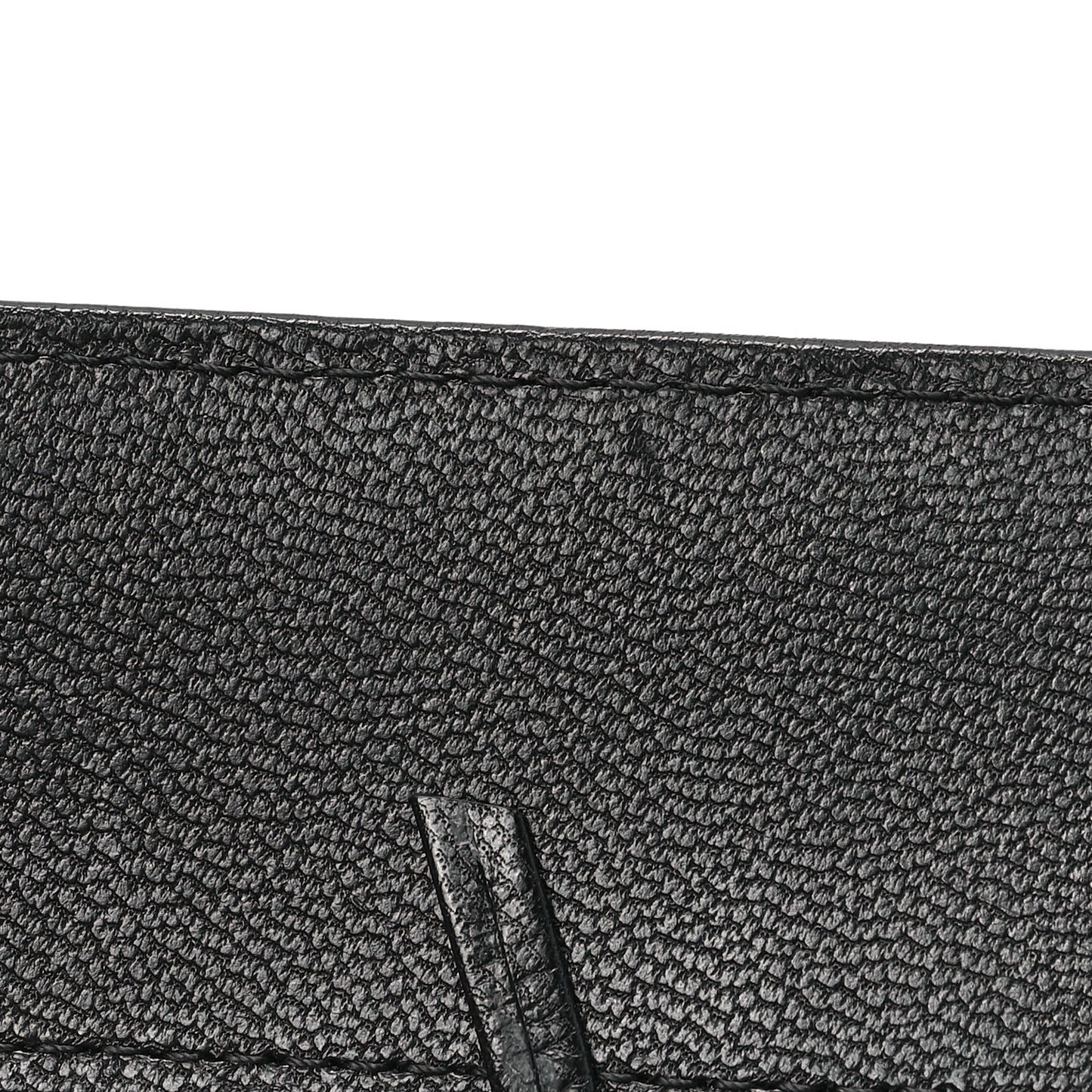 Goatskin Quilted Quilted Like A Wallet Wallet On Chain WOC Black