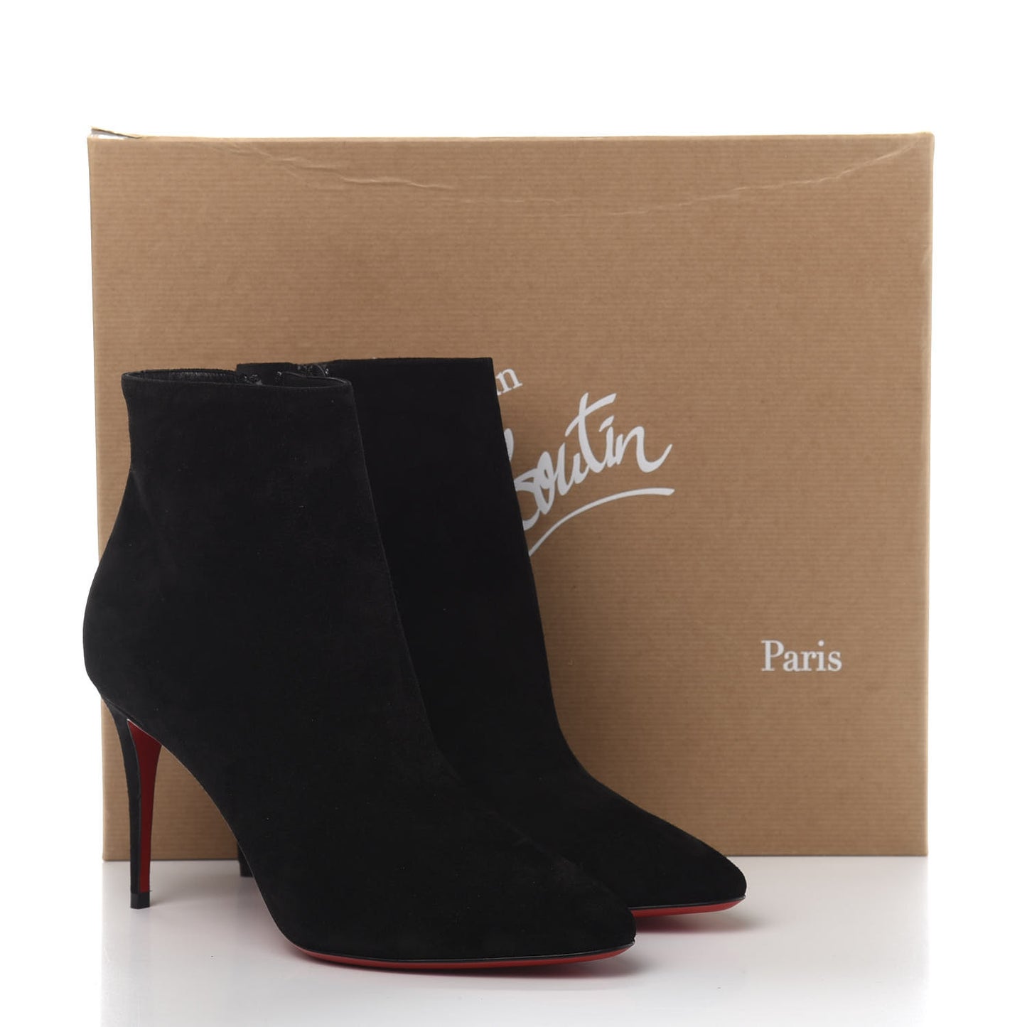 Veau Velours Eloise Booty 85 Ankle Boots 38 Black