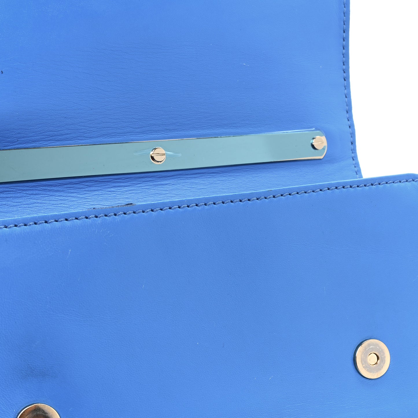 Nappa Va Va Voom Shoulder Bag Blue Fluo