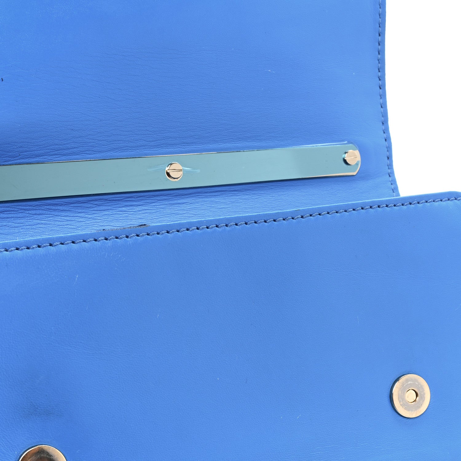 Valentino Garavani Nappa Va Va Voom Shoulder Bag Blue Fluo 14 of 20
