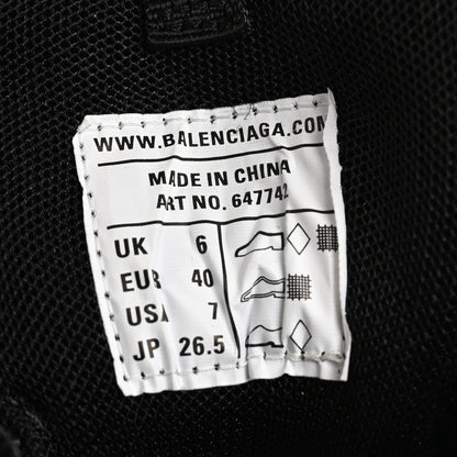 Balenciaga Mesh Nylon Mens Track Sneakers 40 Black 8 of 13