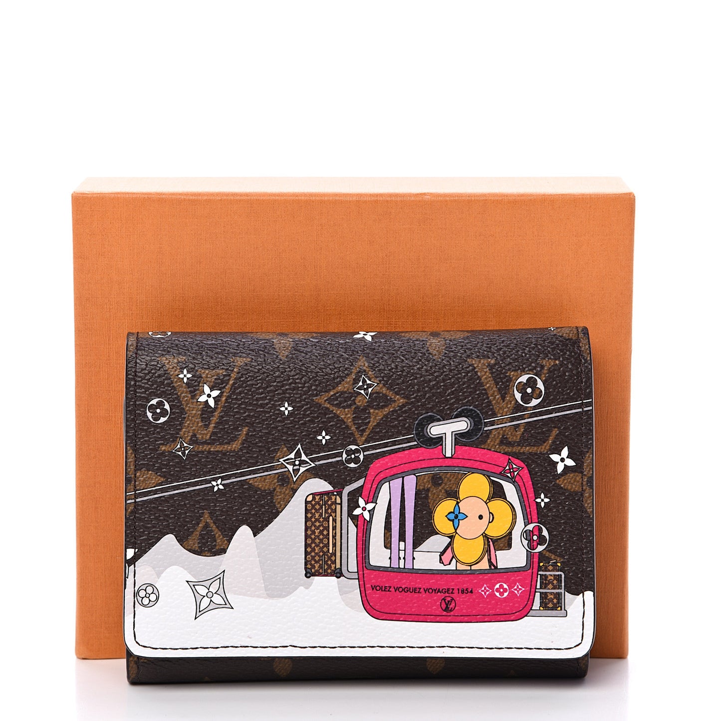 Monogram 2019 Christmas Animation Victorine Wallet Fuchsia