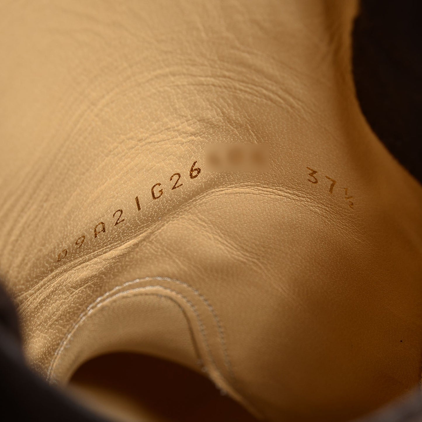 Suede Logo Boots 37.5 Brown