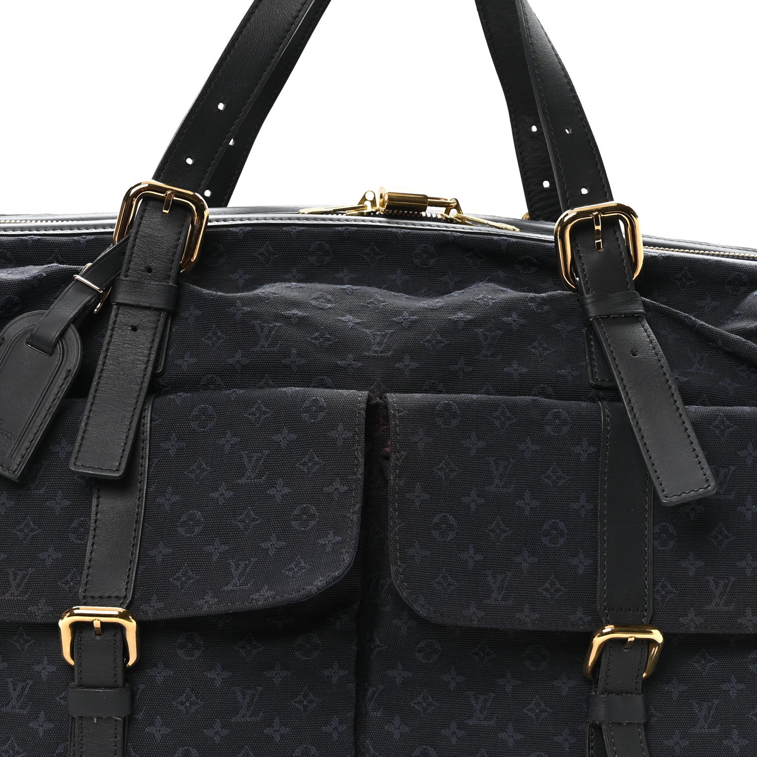 Louis Vuitton Mini Lin Monogram Louise Bag Blue 6 of 8