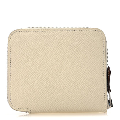 Hermes Epsom Silk'In Compact Wallet Nata 1 of 10