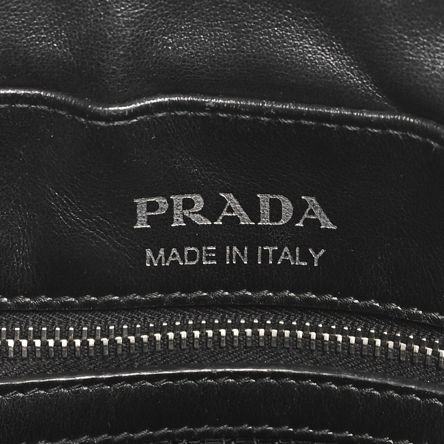 Prada Soft Calfskin Diagramme Camera Bag Black 6 of 9