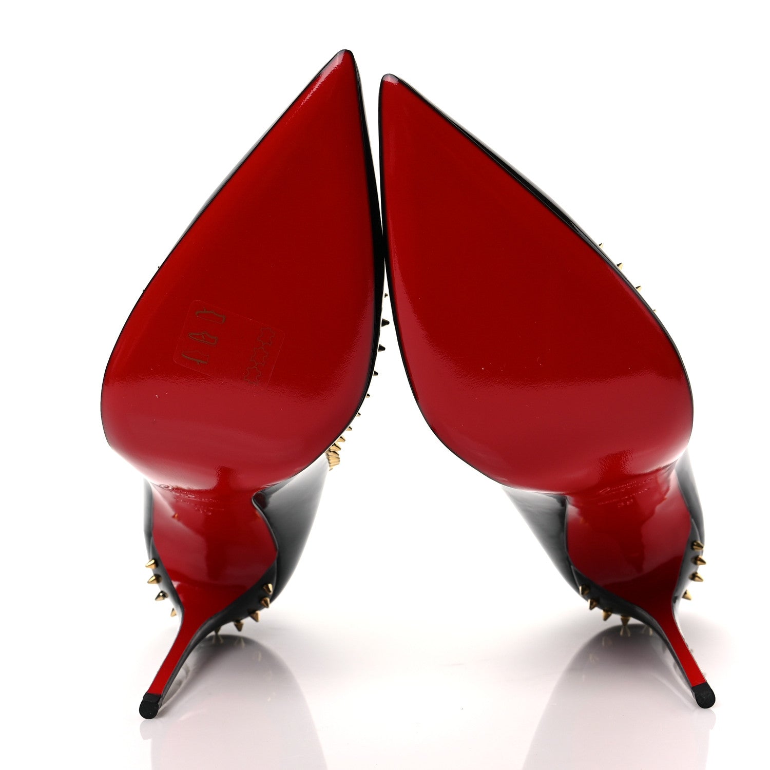 Christian Louboutin Patent Anjalina 100 Pumps 39 Black 5 of 9