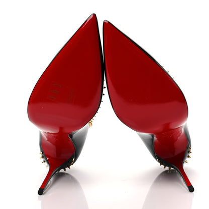 Christian Louboutin Patent Anjalina 100 Pumps 39 Black 5 of 9