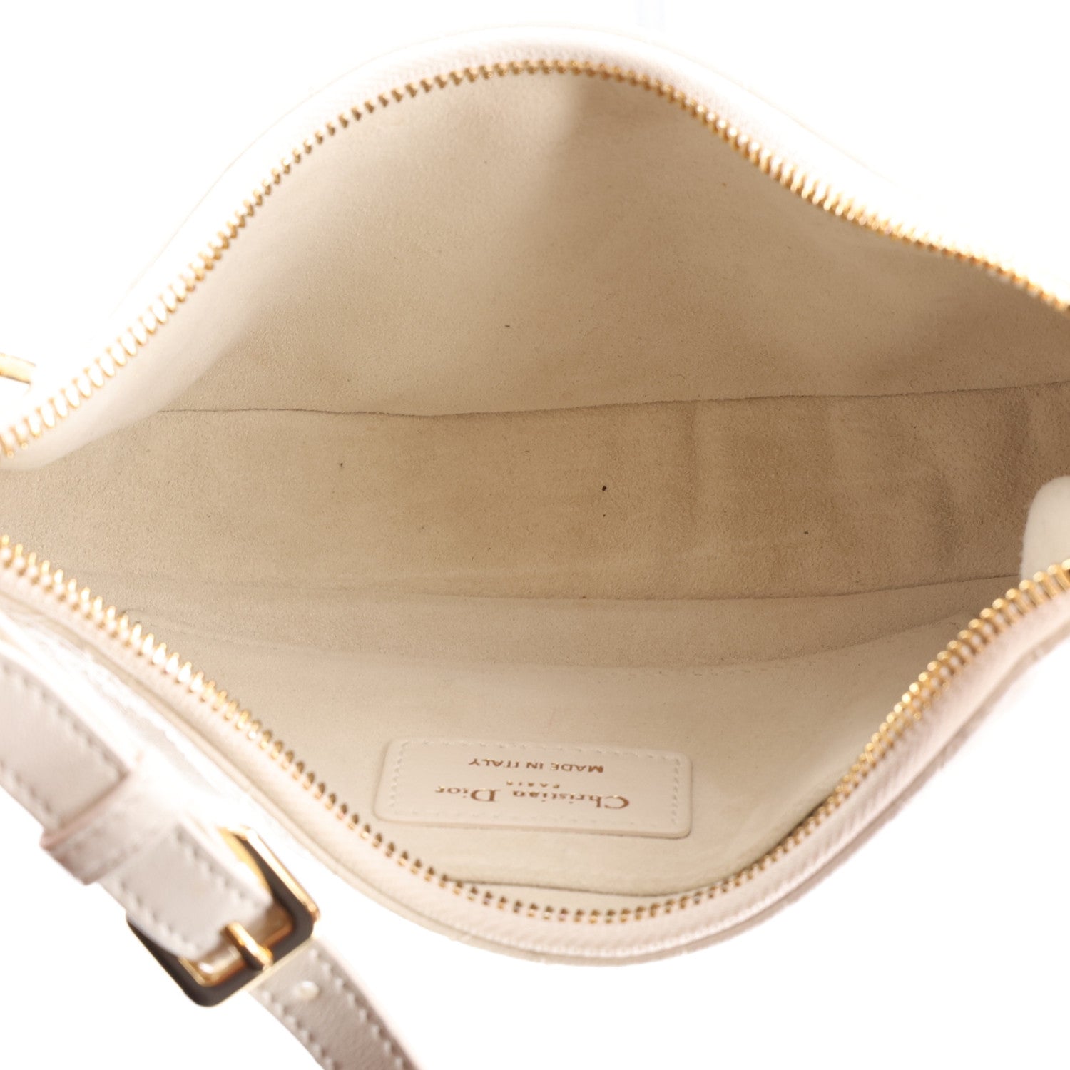 Christian Dior Lambskin Cannage CD Lounge Bag Latte 5 of 10