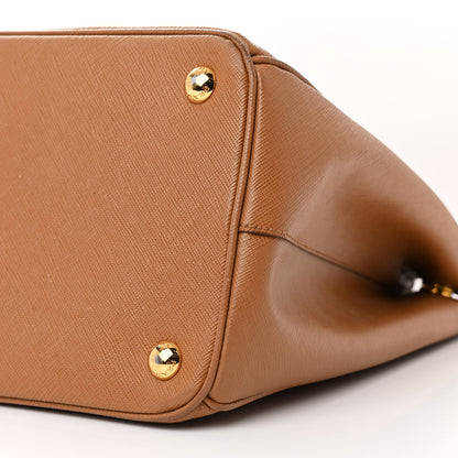Prada Saffiano Lux Parabole Tote Caramel 12 of 17