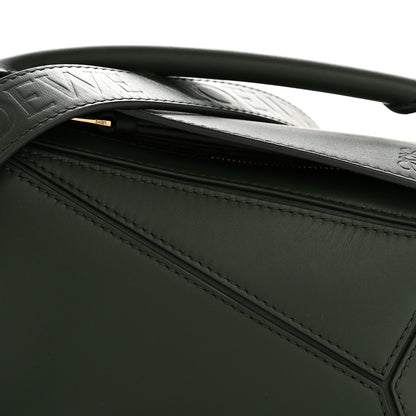 Loewe Satin Calfskin Mini Puzzle Bag Vintage Khaki 7 of 13