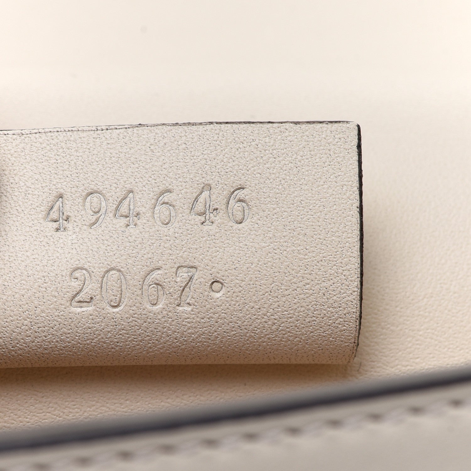 Gucci Calfskin Super Mini Sylvie Chain Shoulder Bag White 7 of 10