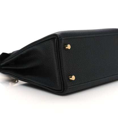 Hermes Togo Kelly Retourne 25 Black 9 of 11