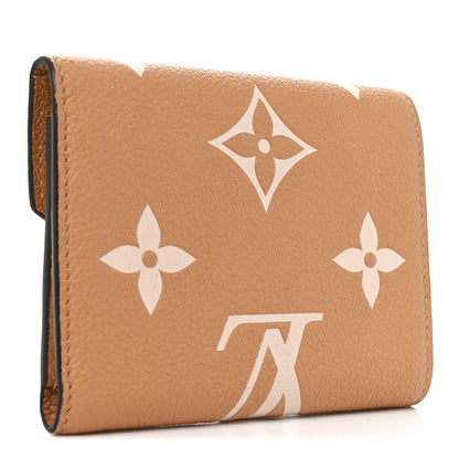 Louis Vuitton Empreinte Monogram Giant Victorine Wallet Arizona Creme 3 of 6