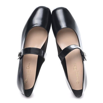 Christian Dior Brushed Calfskin Uniform 30mm Pumps 39 Black 2 of 9
