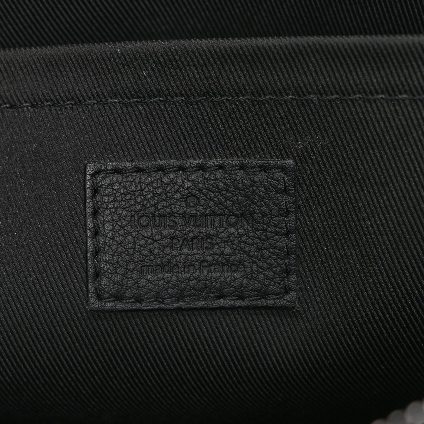 Shadow Calfskin Monogram Pochette Voyage Souple Black