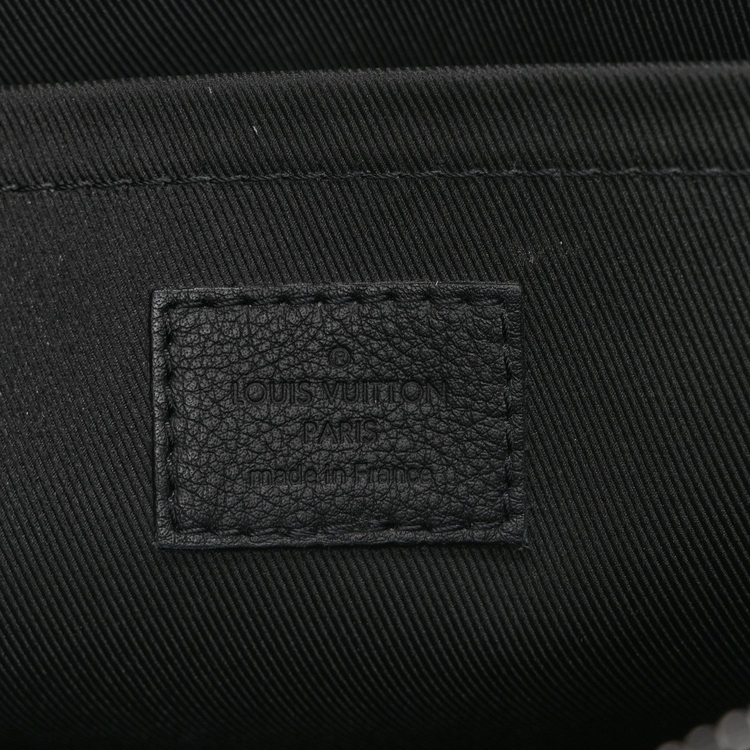 Louis Vuitton Shadow Calfskin Monogram Pochette Voyage Souple Black 6 of 8