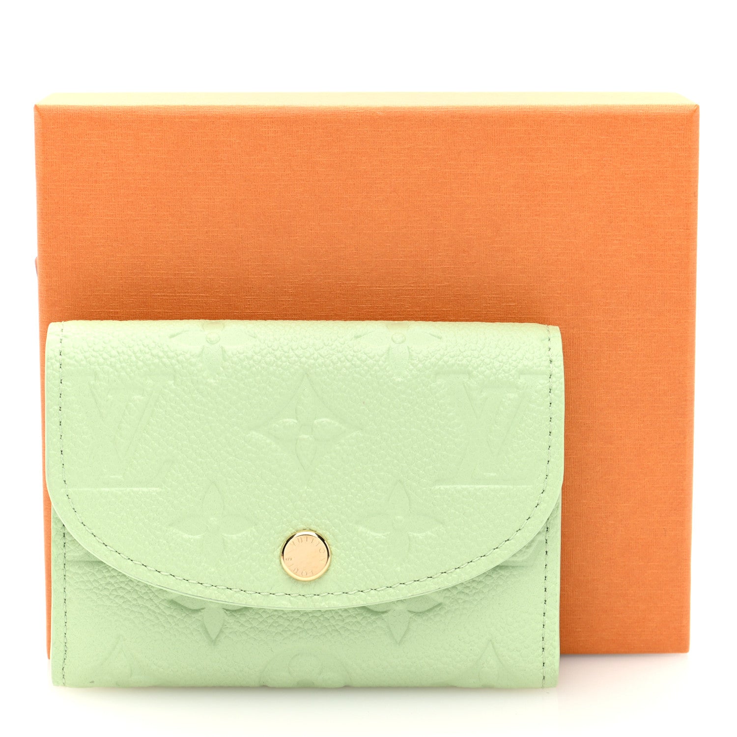 Louis Vuitton LV X TM Empreinte Rosalie Coin Purse Green Tea 7 of 7