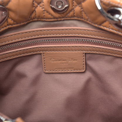 Christian Dior Patent Cannage Medium Dior Soft Shopping Tote Brown 6 of 12