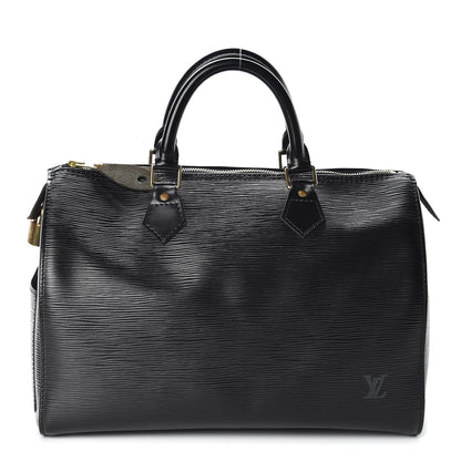 Louis Vuitton Epi Speedy 30 Black 1 of 11