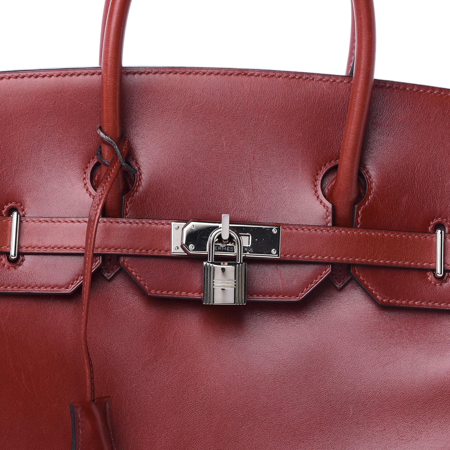 Hermes Box HAC Birkin 36 Rouge H 9 of 20