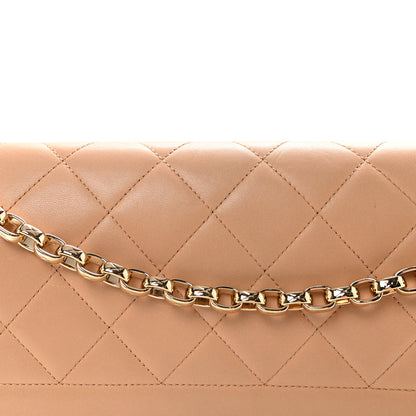 Chanel Lambskin Quilted Large Chic With Me Flap Beige 8 of 11