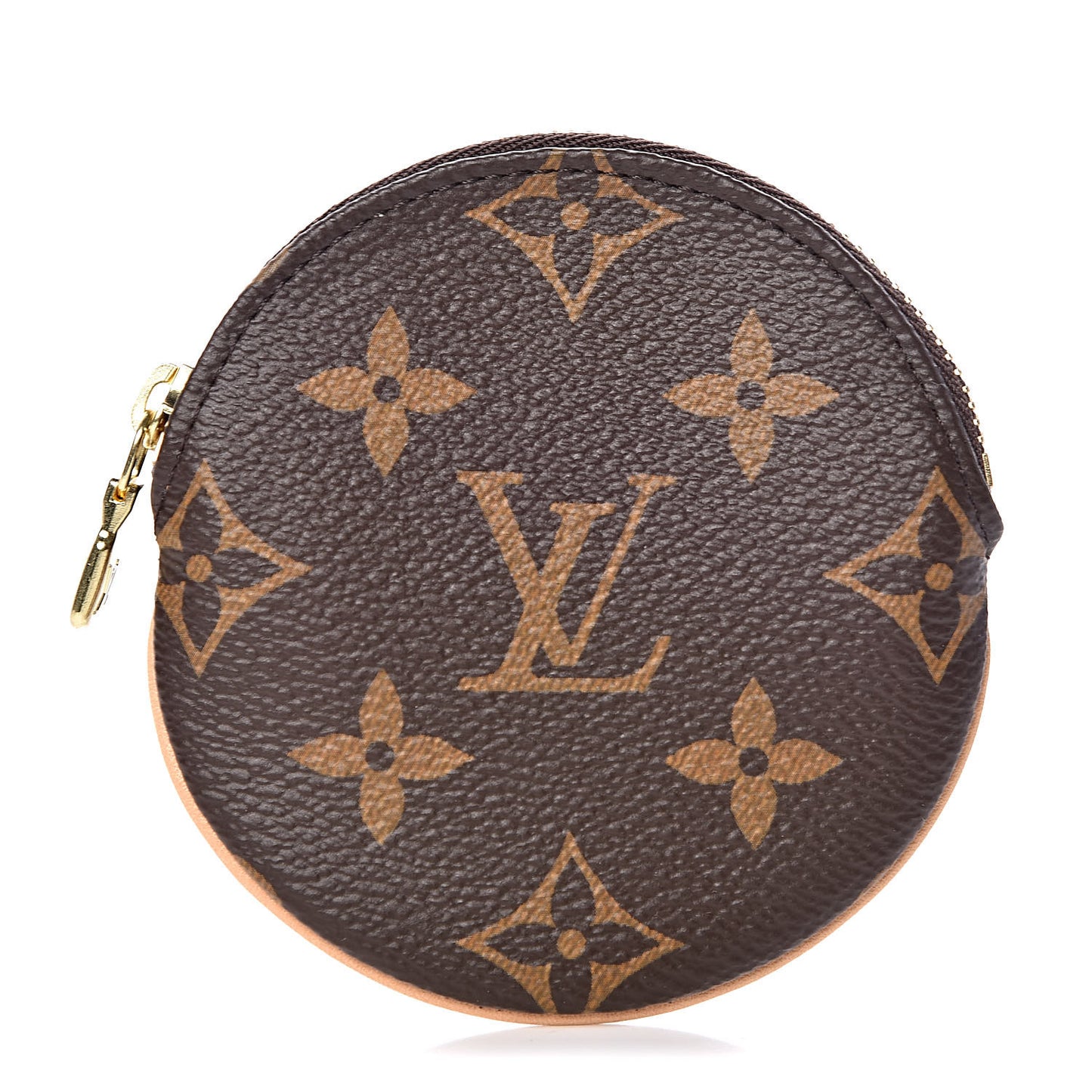 Monogram Round Coin Purse