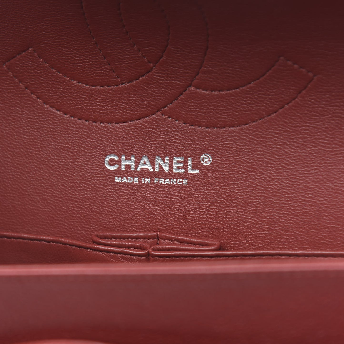 Caviar Quilted Jumbo Double Flap Red