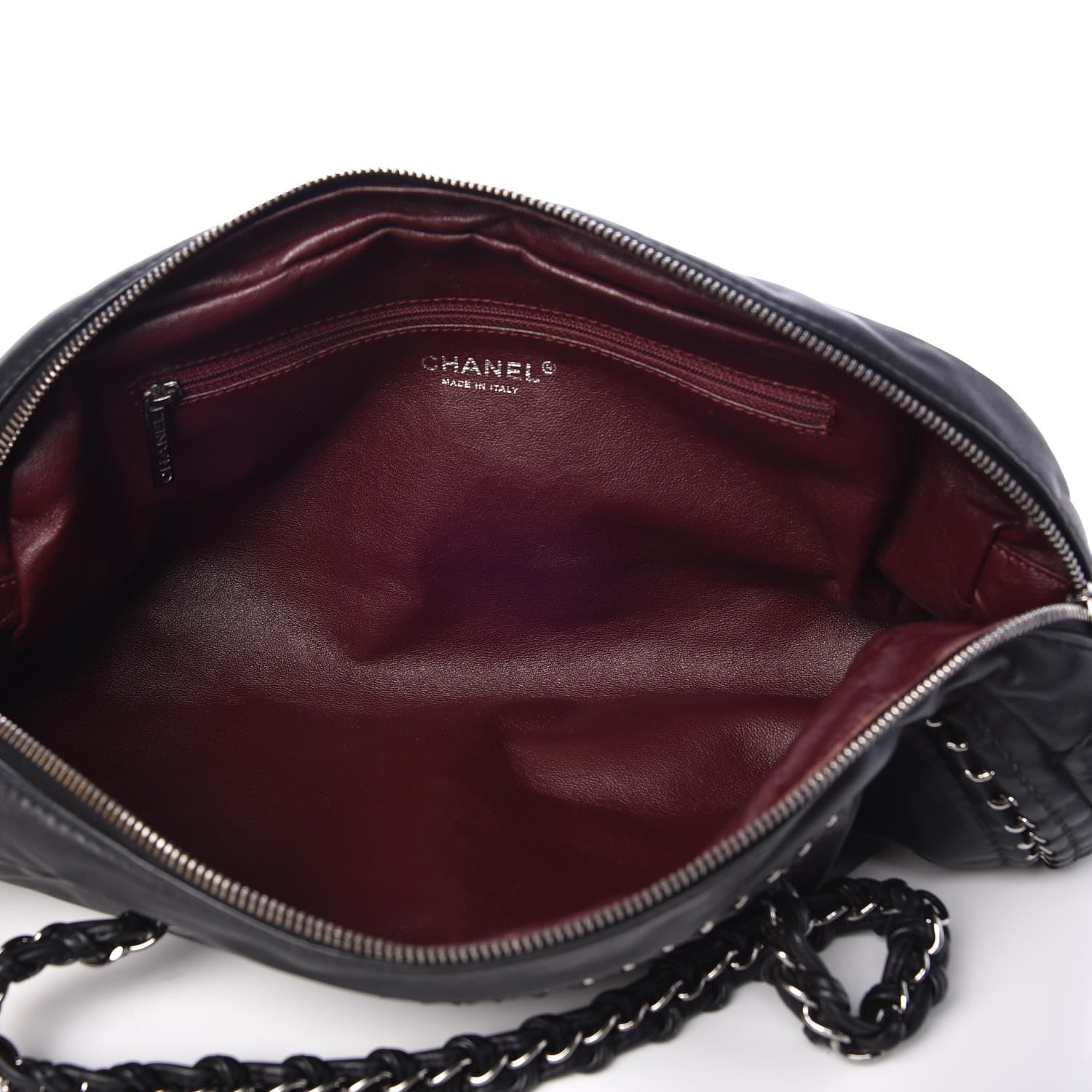 Chanel Smooth Calfskin Petit Luxe Ligne Bowler Black 5 of 8