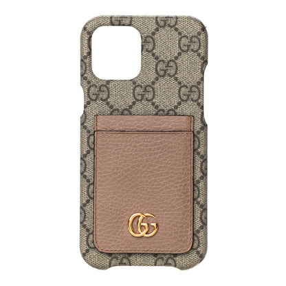 Gucci GG Supreme Monogram Marmont iPhone 12/12 Pro Max Case Dusty Rose 1 of 7