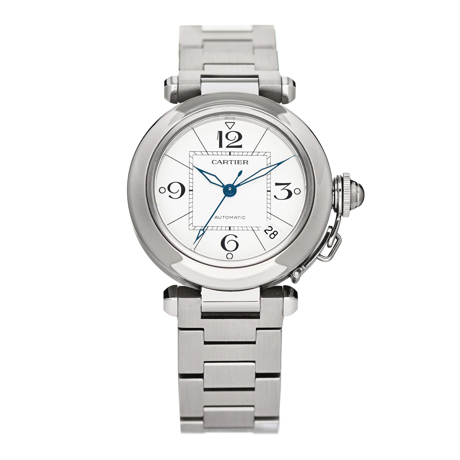 Cartier Stainless Steel 35mm Pasha C Automatic Watch 1 of 5