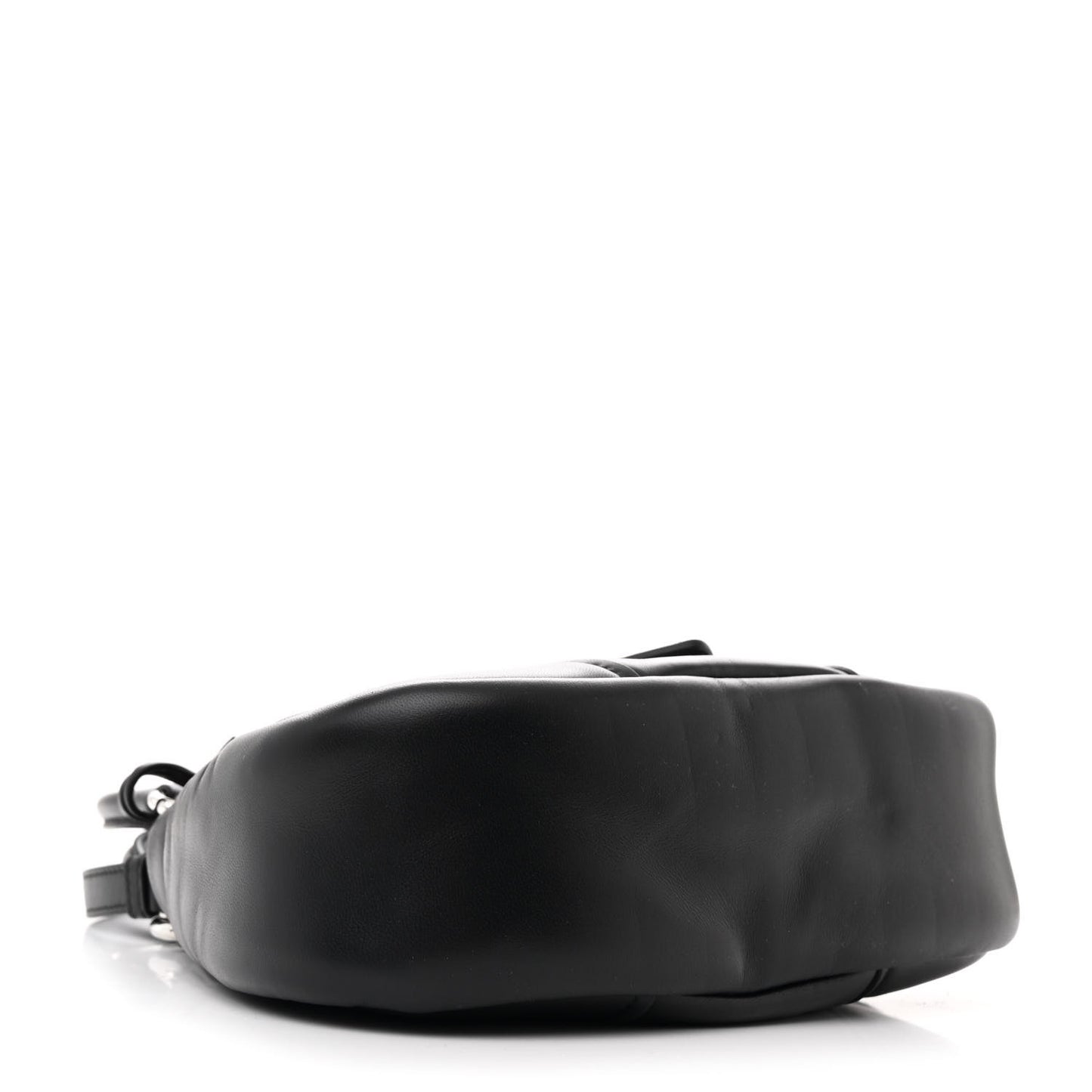 Nappa Soft Padded Re-Edition 2002 Moon Bag Black