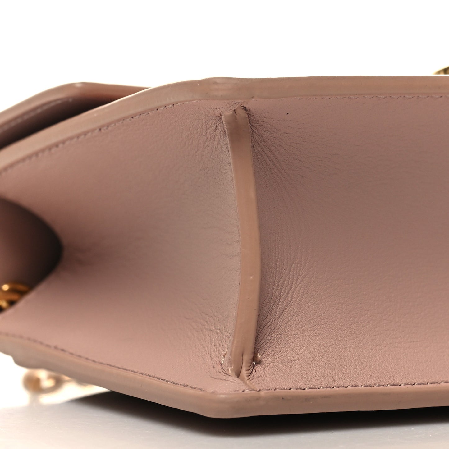 Calfskin 30 Montaigne East West Chain Flap Bag Hazelnut
