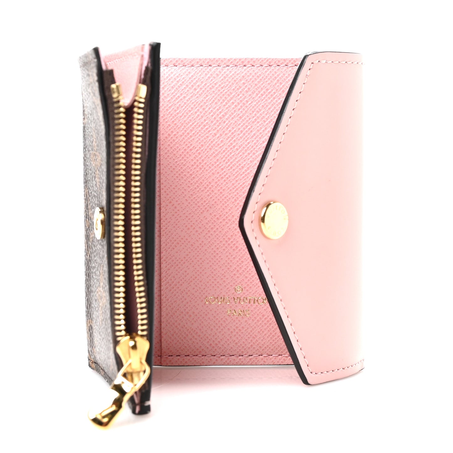 Monogram Zoe Wallet Rose Ballerine