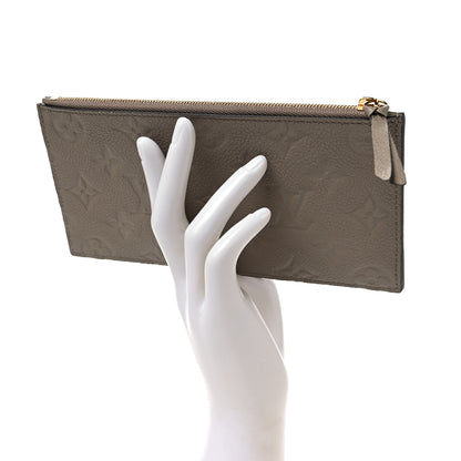 Louis Vuitton Empreinte Felicie Chain Wallet Zippered Insert Tourterelle 2 of 7