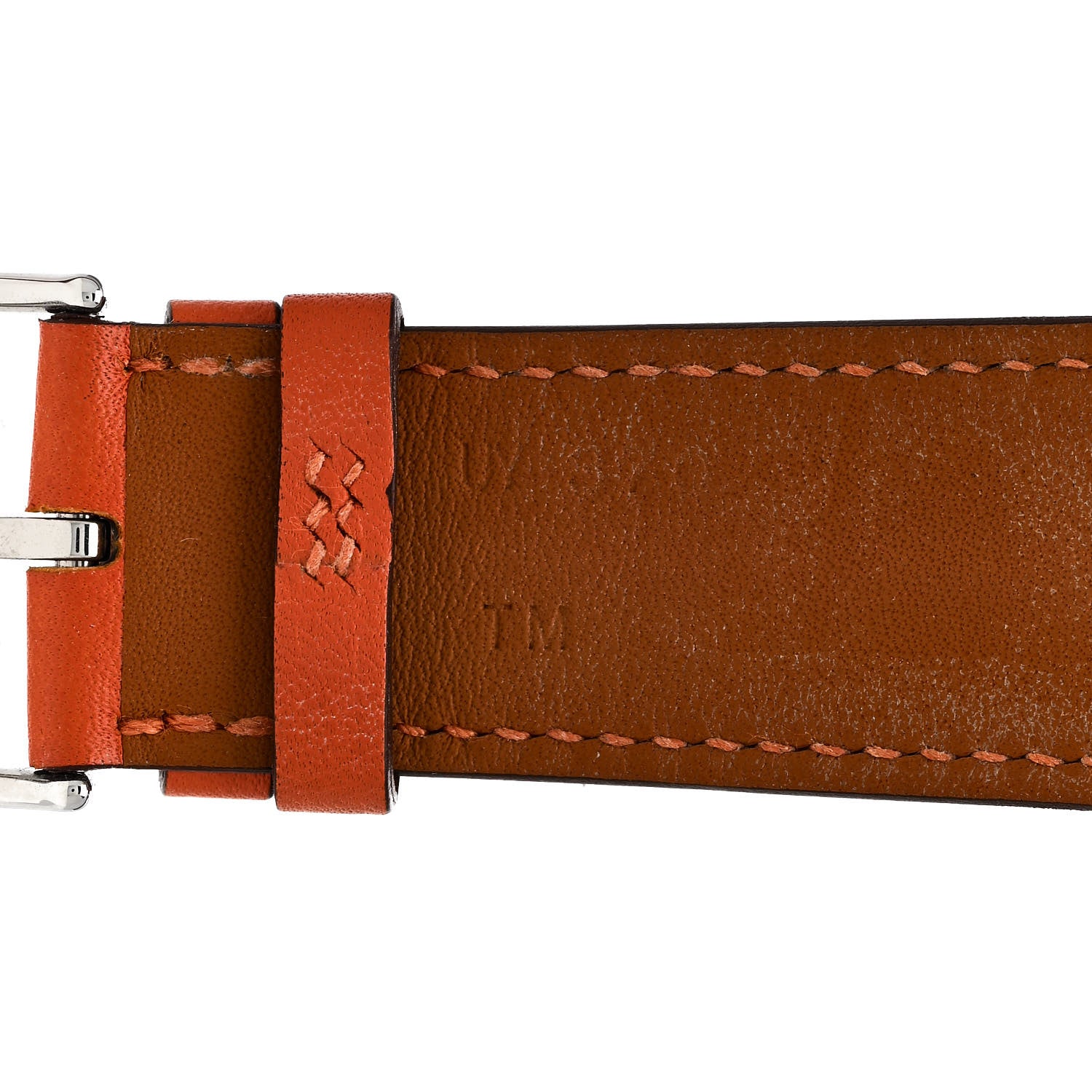 Hermes Swift 45mm Apple Watch Single Tour Band Orange 3 of 5