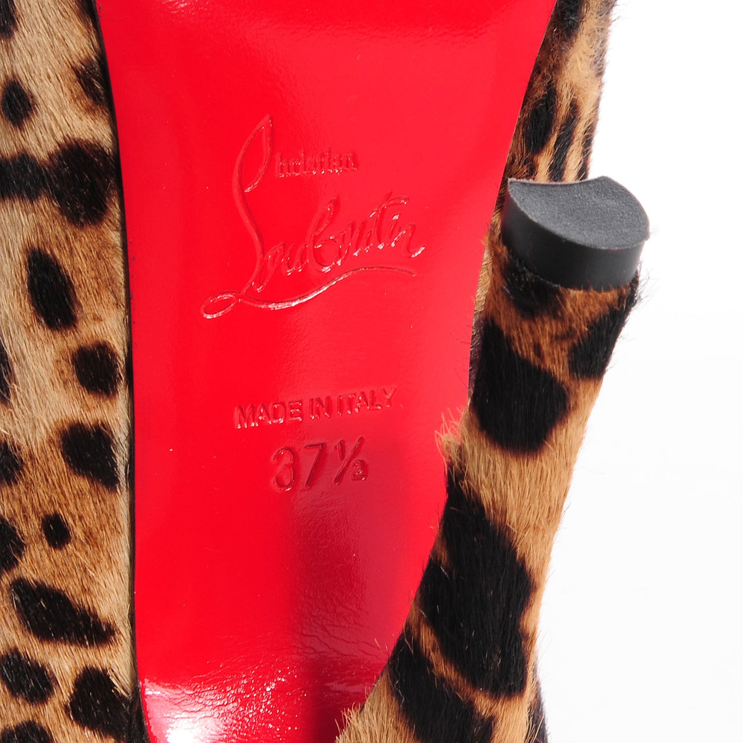 Calf Hair Cheetah Print Maryl 120 Pumps 37.5